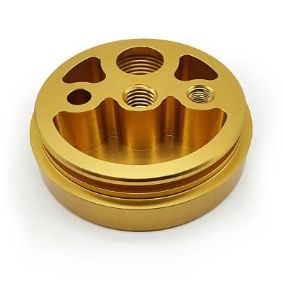 Customize Gold Parts Aluminum CNC Machining CNC Milling Service China