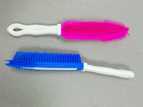Best Rubber Brush For Pet Hair, Portable Rubber Dogs Cats Hair Lint Remover Brush With Massage Effect
