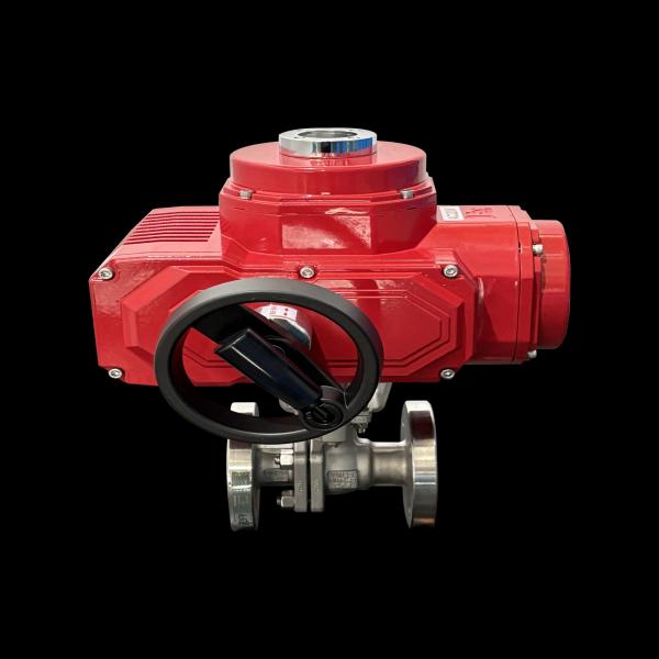 2in 10inExplosion Proof Electric Ball Valve, Flange Type, WCB/Stainless Steel, or Oil Gas Chemical IndustryDC24VAC110V220V380V
