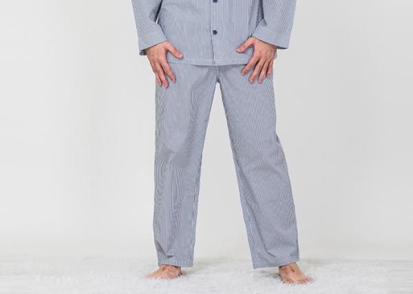 Trendy Breathable Mens Winter Sleepwear , Mens Extra Warm Pyjamas Anti Shrink