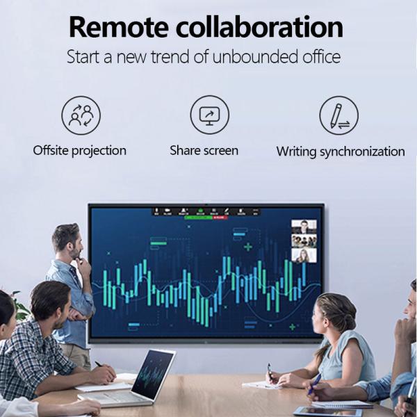Машина конференции встречи Whiteboard экрана касания 86 дюймов взаимодействующая видео-