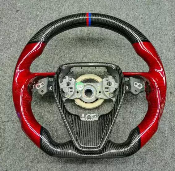 Customized Carbon Fiber LED Racing Marquee Steering Wheel Suitable for Toyota Camry