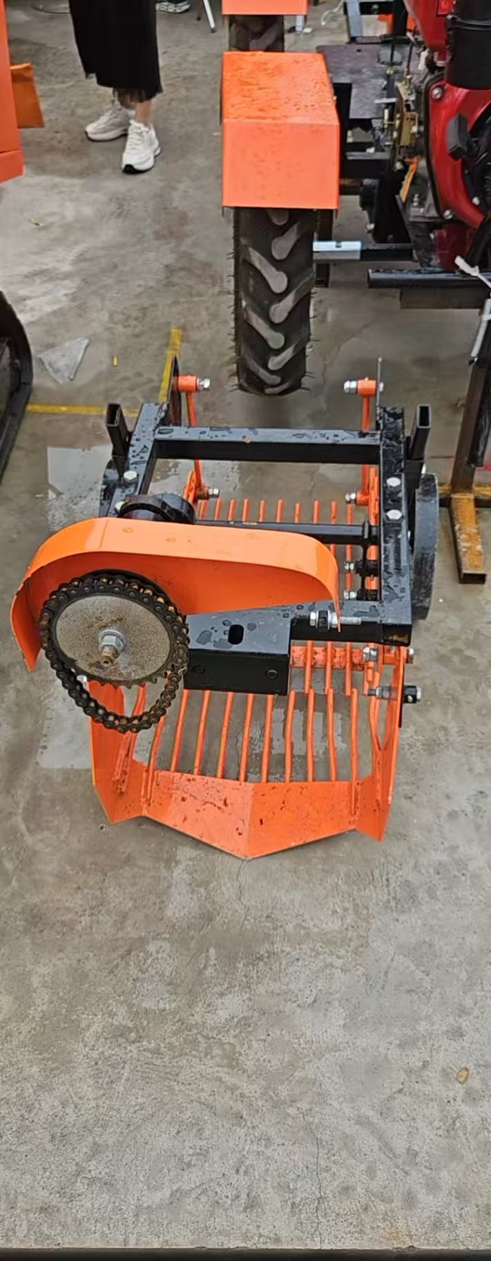 Single Row Potato Harvester, Potato Digger Machine, 8‑25HP Potato Harvest Equipment, Mini Tractor Potato Harvester