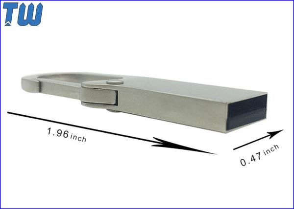 Slim Mini Sring Buckle 16GB Pen Drive Free Logo Printing Easy to Carry with