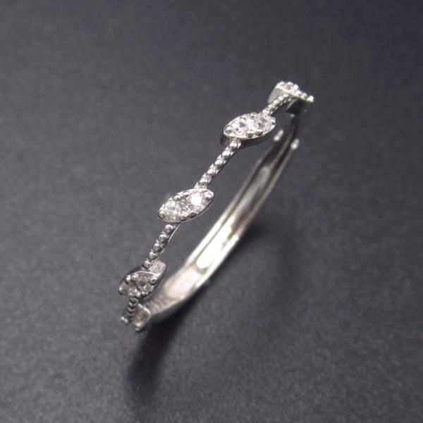 925 grupos de prata elegantes da aliança de casamento do zirconita da prata esterlina da joia