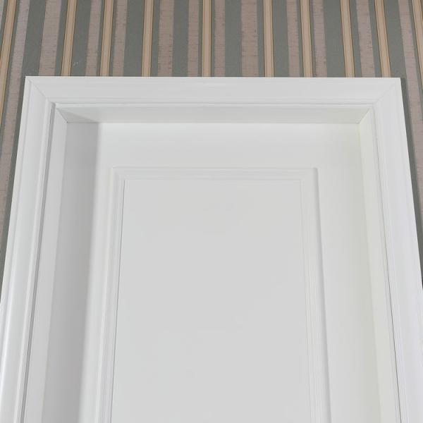 Composite Custom Teak Primer MDF Wood Doors 205cm Height Moistureproof