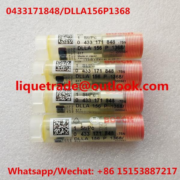 BOSCH nozzle 0433171848 , DLLA156P1368 , 0 433 171 848 , DLLA 156 P 1368