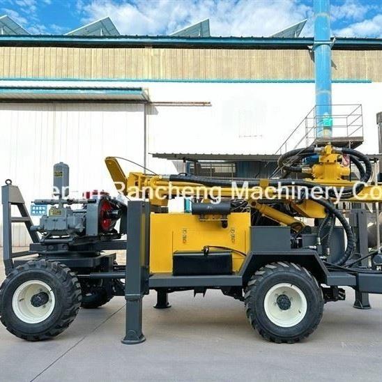260m Depth Trailer Mounted Water Well Drilling Rig Machine Mining Machinery Equipment