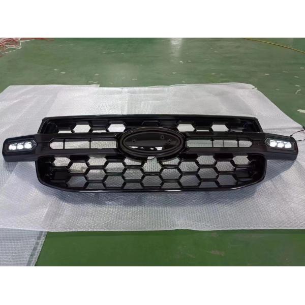 Plastic Car Front Bumper Grille With Light For Ford Ranger Xl Xls Xlt 2023