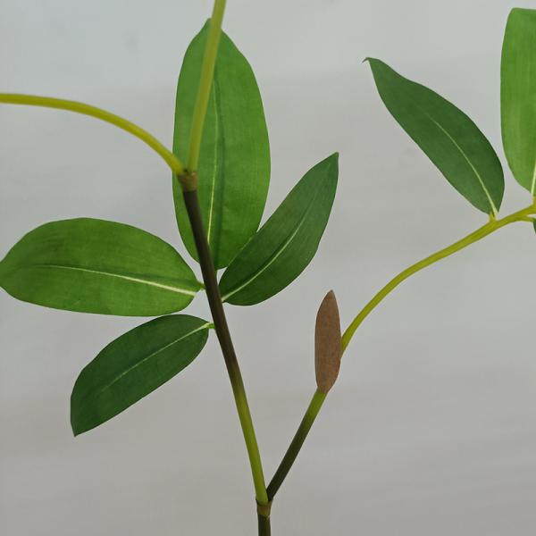 150cm Artificial Nandina Plant Single Green Tabletop Ornaments Potted Branches