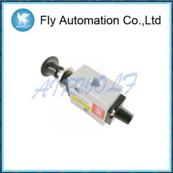 Direction Control Manually Operated Pneumatic Valves 3/2 Way 1/4 Stainless Steel