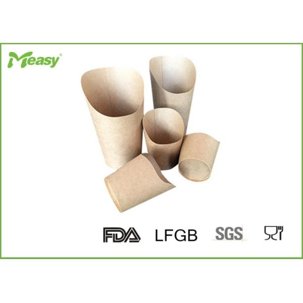 32oz / 12oz Printed Kraft Paper Cups , Food grade corrugated paper coffee cups