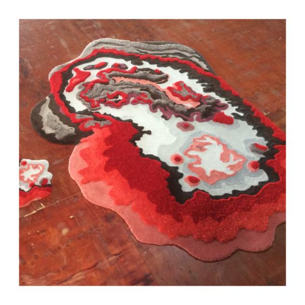 100cm*100cm or Customized Wool/Silk Custom Logo Letter Designer Tufting Area Rugs
