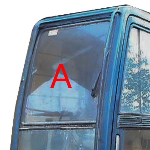 vidro feito sob encomenda do para-brisa de Cab Glass KOBELCO da máquina escavadora de 840mm 745mm