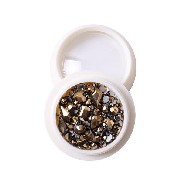 See Details Flat Bottom Mix Shape Glass Nail Diamond Rhinestones for Nail Art from Yiwu