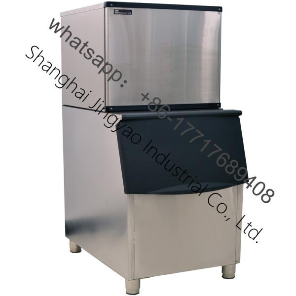 Cafeteria Equipment Cube Ice Making Machine for Juice Bar 750W and Ice Block Shape