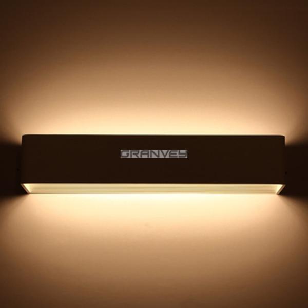 18 Watt White Long Barled Interior Wall Sconces Shine Up Or Down Low Brightness Decay