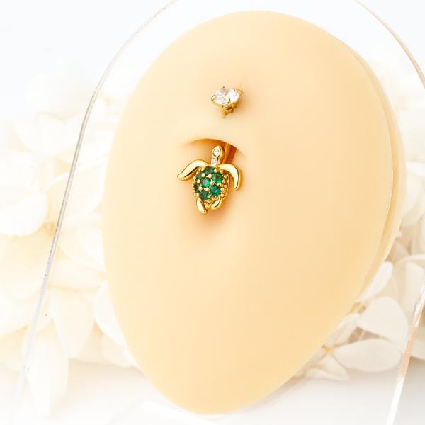 10 mm 12 mm Corps en acier inoxydable bijoux Rhinestone Belly Button Piercing bijoux