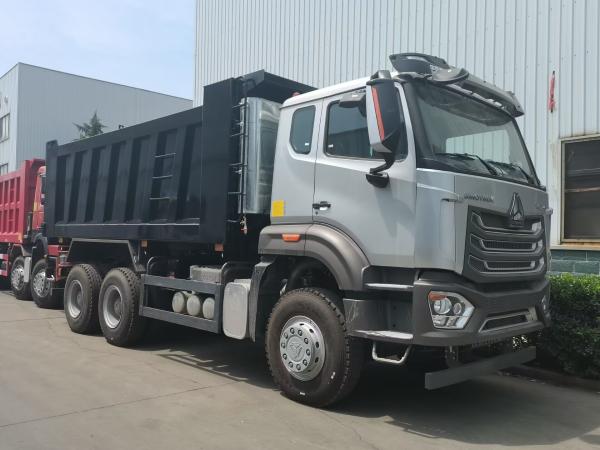SINOTRUK HOWO N7 Cab Tipper Dump Truck LHD 6X4 400HP Diamond Silver