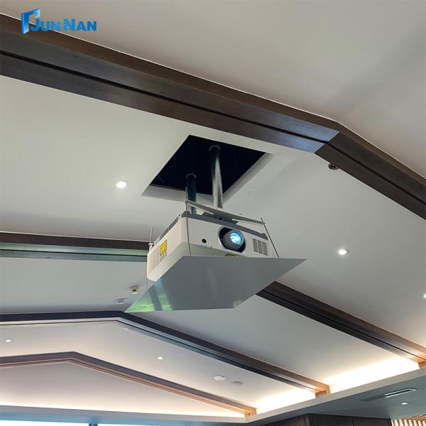 Motorized Electric Projector Lift Ceiling White Projector Scissor Lift