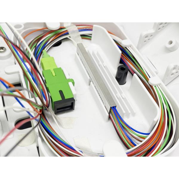 24 поляка ядра FTTH установил коробку прекращения кабеля оптического волокна переходника отрезков провода Splitter