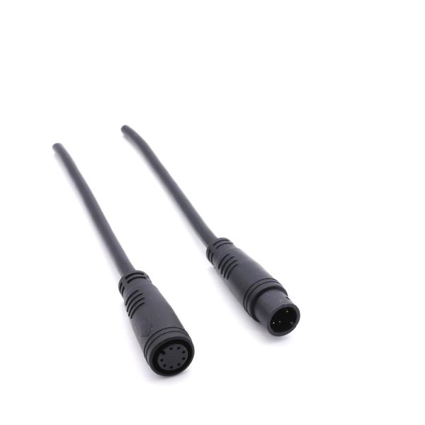 Waterproof Outdoor Ebike Cable Connector 2 Pin Ip65 M10 Push Lock