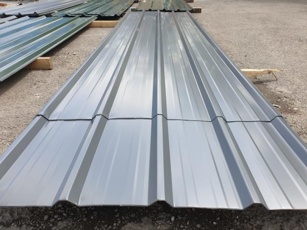 12 pés zinco PPGI Galvanizado Gi aço ondulado Metal Techo chapa de telhado de ferro Chapa de telhado 20 28 32 22 Gauge