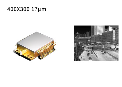 High Sensitivity 400x300 Resolution 17μm Pixel Size VOx Microbolometer Uncooled