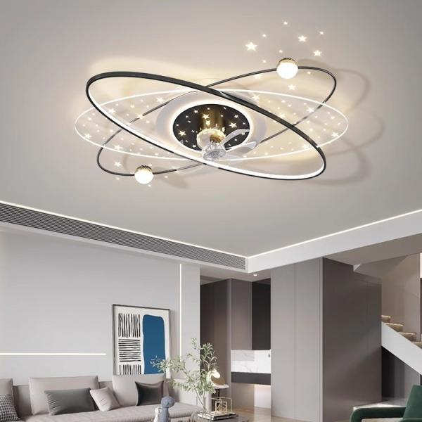 Ventilateur de plafond économe en énergie, ventilateur de plafond avec télécommande.