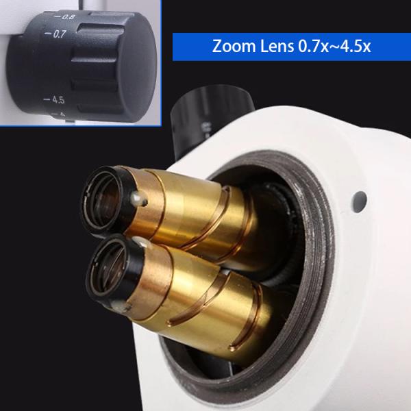 OPTO-EDU portátil A36.1502 0.7x - microscopio de 4.5x Digitaces LCD