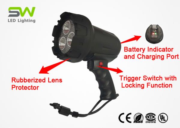 OEM Floatable IP66 Grade Rechargeable LED Spotlight With Locking Function