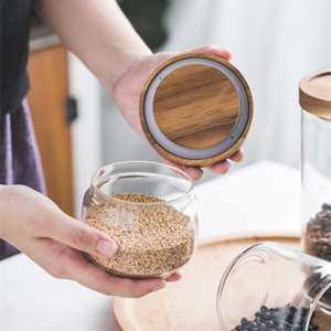 100% Natural Bamboo Lid for Glass Candle Jar Customized Design and Eco-friendly Materia