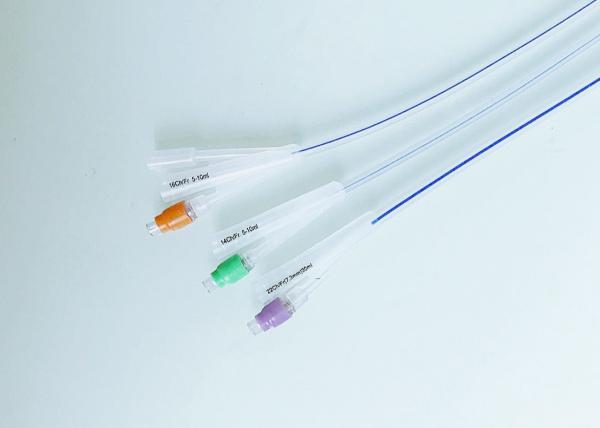400mm Length Silicone Urinary Catheter , Three Way Foley Catheter Free Samples