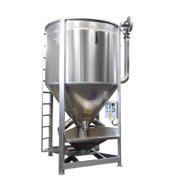 Stainless Steel Vertical Mixer Grinder For Silver Double Screw Ribbon Machine