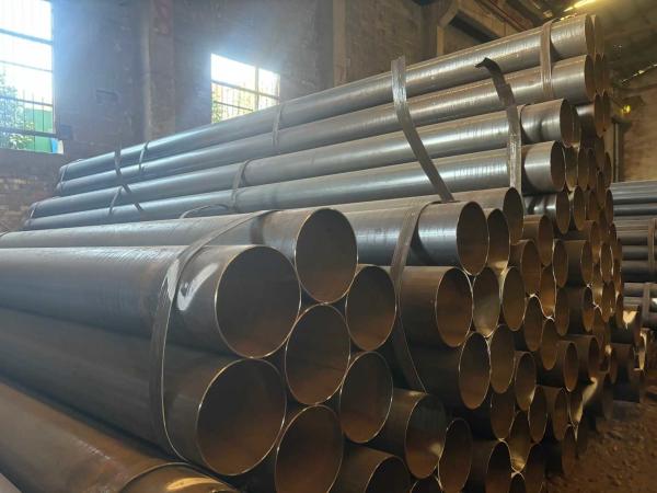 Cold Drawn / Hot Rolled ERW Steel Pipe 1m - 12m Length Customized