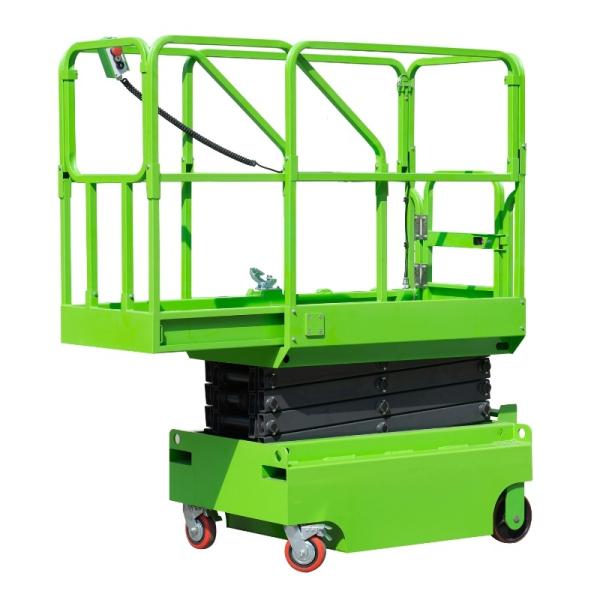Small Size Mini Mobile Scissor Lift 3 Meters Height For Cleaning