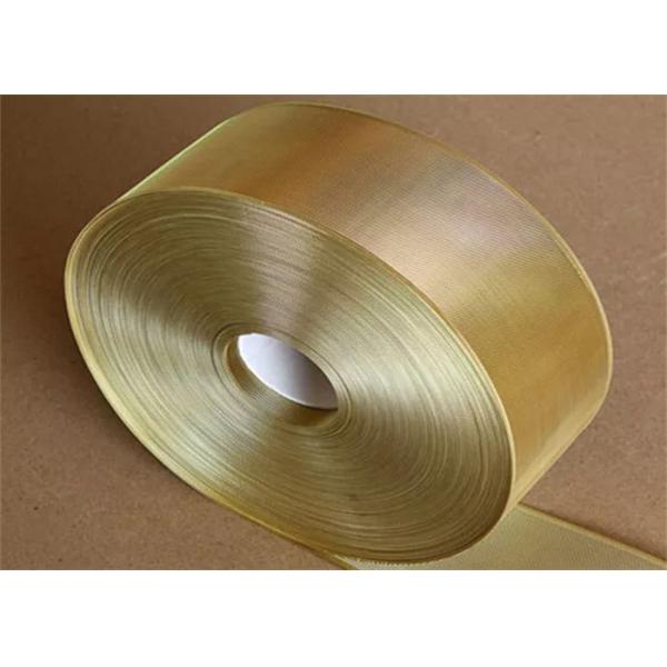 100mm Roll Width Malleable Yellow Copper Mesh Screen with High Thermal and Electrical Conductivity