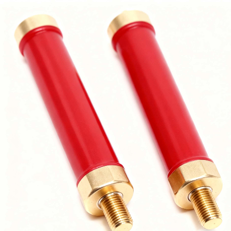 Cylindrical Pulse Resistors Thick Film Non Inductive Resistor With Nuts Screws