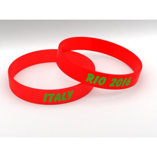 Silicone wristband bracelet Rio 2016 Brazil Olympics souvenir promotion gifts