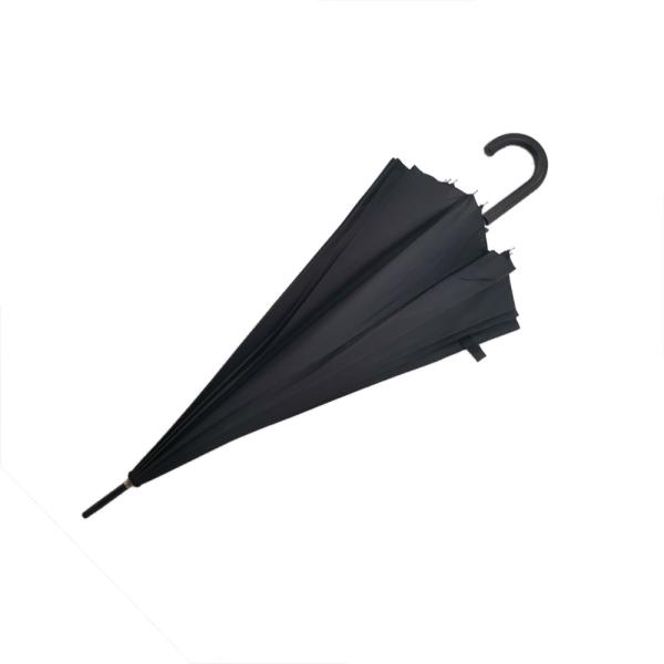 30 Inch Strong Umbrella Wind Resistant With Fiberglass Frame And Crook Handle