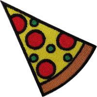 Pizza Jeans Embroidered Badge Embroidery Applique Iron / Sew On Clothes / Bag