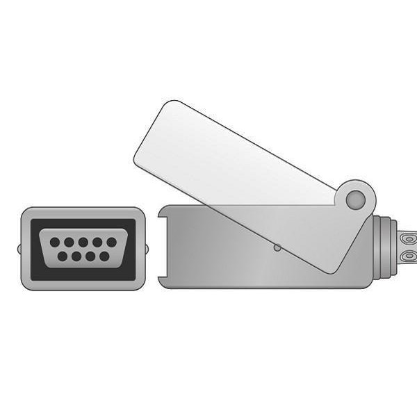 Переходник Spacelabs Spo2 привязывает соединитель 700-0792-00 Pin d женщины 9 TPU под
