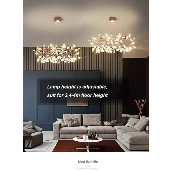 Heracleum chandelier Firefly LED lamp  Heracleum III Pendant（WH-AP-613）
