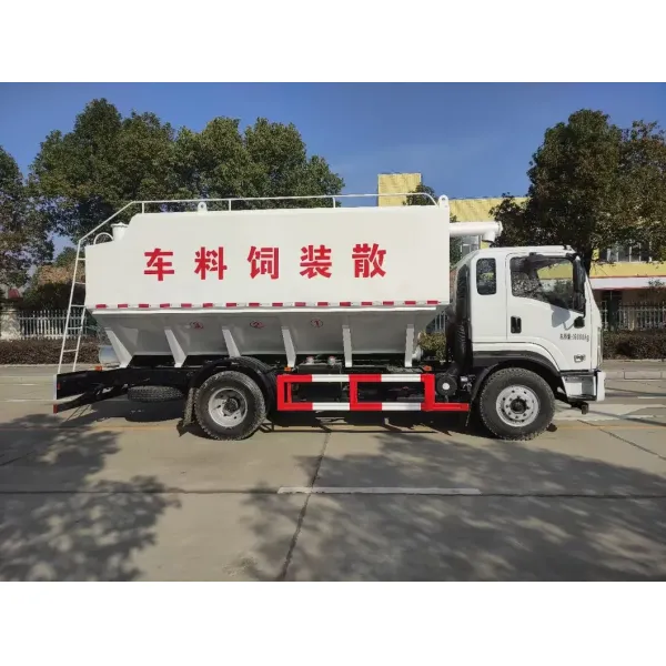 Heavy-Duty 15m3 Bulk Feed Transport Truck for Poultry