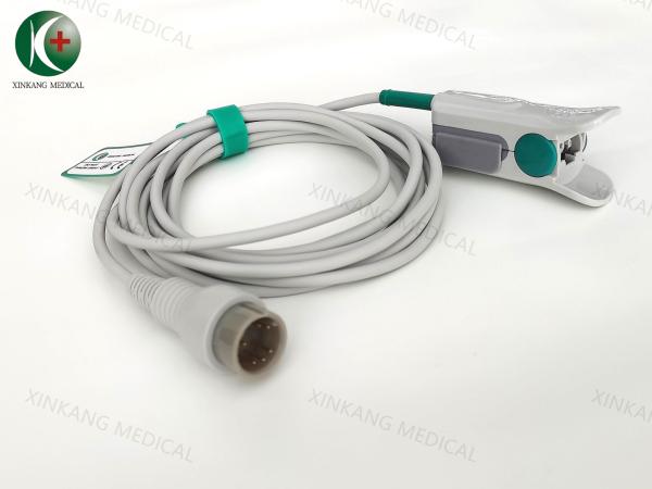 PC08/PC04/PC12 Cable de adaptador SpO2 con tipo de enchufe de 9 pines DB9 y material de conector metálico