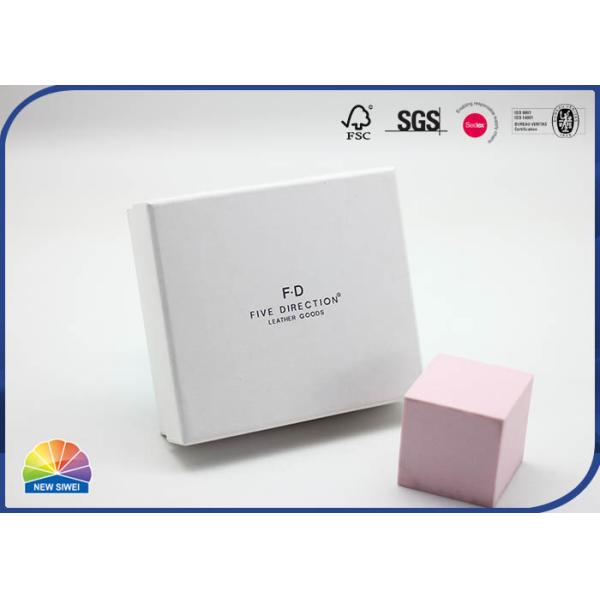 White Color Customized Printed Logo Luxury Paper Gift Box Matte Lamination