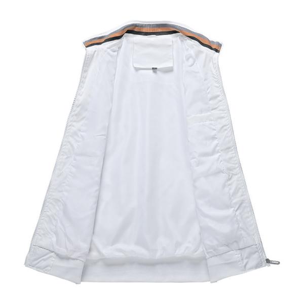 2023 Spring Autumn Waterproof Zip Up Casual Jacket for Men Loose Fit Baseball Bomber Coat