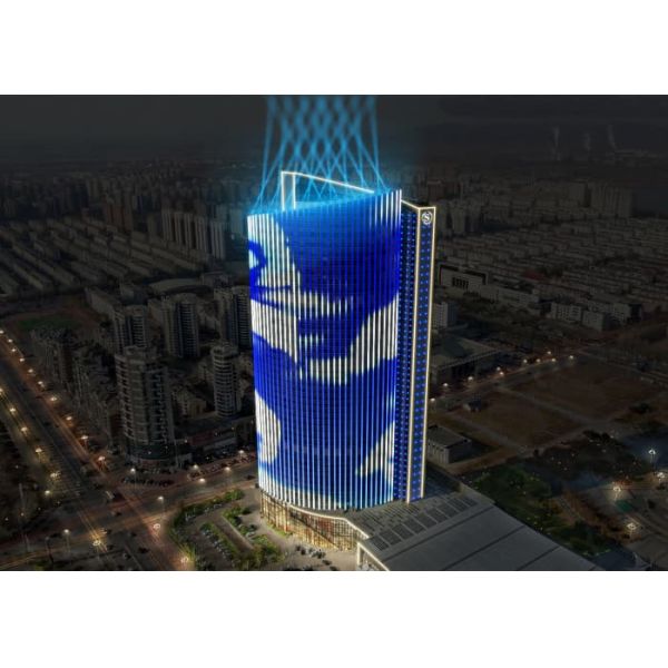 40mm Smart Addressable LED Pixel Light IP67 Waterproof High Brightness for Outdoor Facade and Media Wall