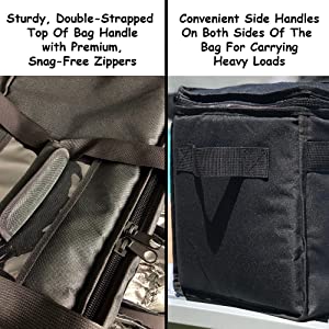 Insulated Pizza Delivery Bag Moisture Free For Catering Food Delivery, Restaurant, Cookouts Red picnic Bags