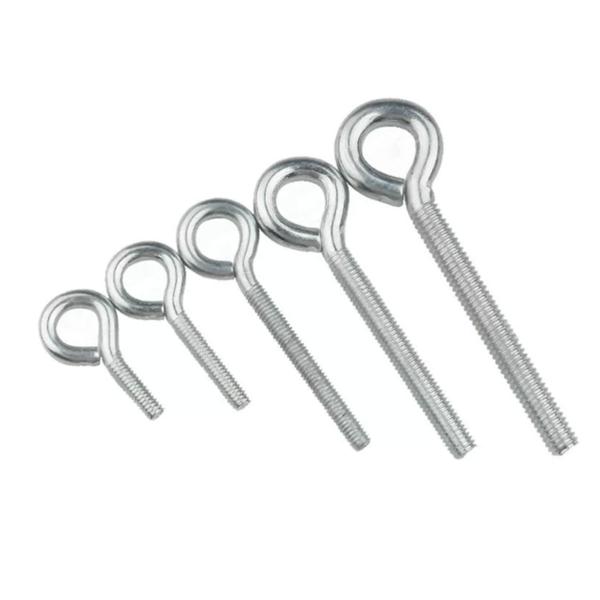 Closed Eye Bolt M4-M10 Extended Hook Bolt Carbon Steel Lifting Ring Screw